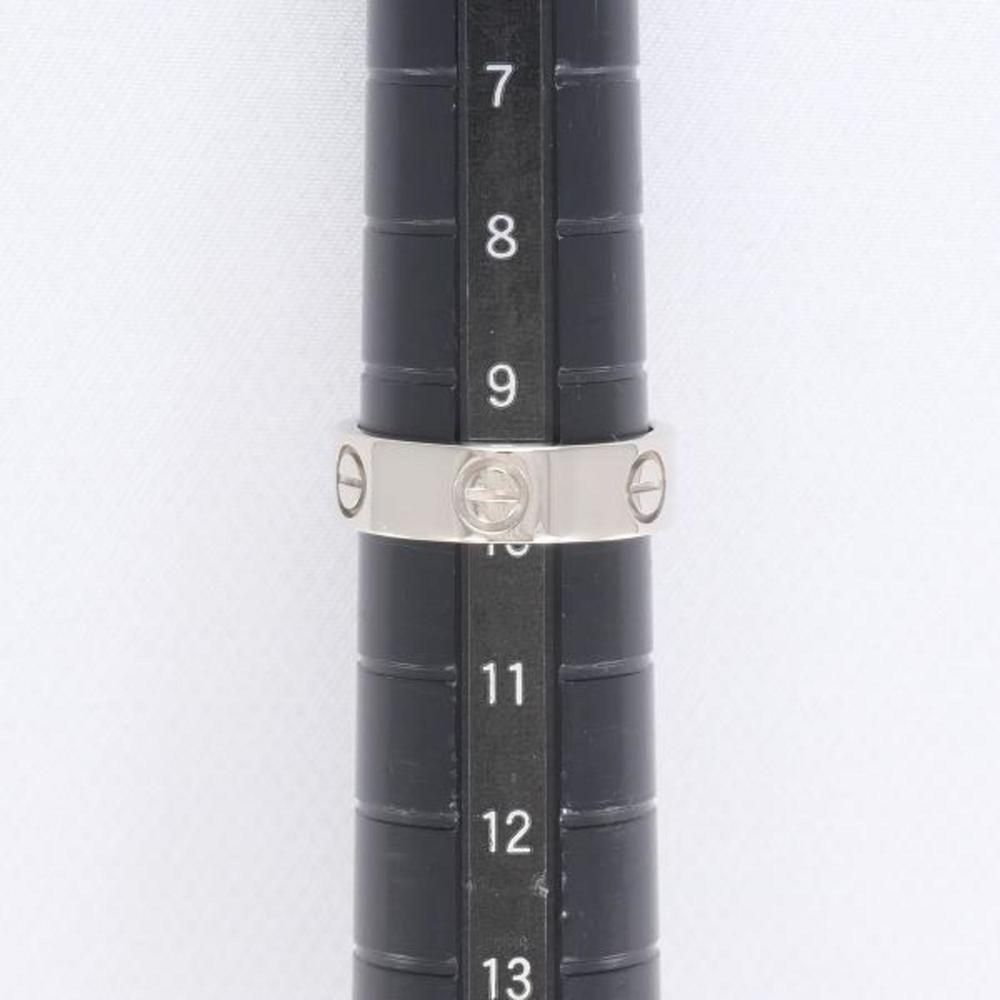 CARTIER Love K18WG Ring Size 9.5 Total Weight Approx. 6.3g Jewelry Wrapping - Picture 5 of 7